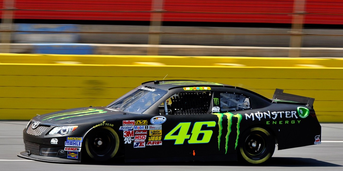 Rossi preizkusil NASCAR dirkalnik