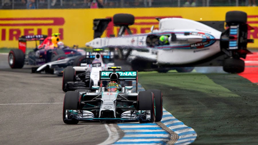 Rosberg ležerno do domače zmage