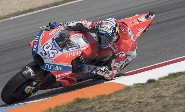 Dovizioso najhitrejši na ogrevanjih, Marquez pripravljen na dež