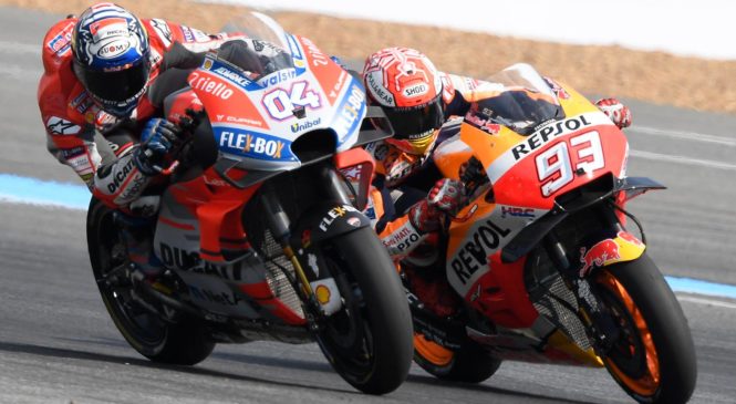 Dovizioso vesel “varnega” dvoboja z Marquezom