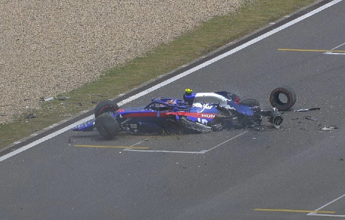 Formula 1: Nesreča Alexa Albona prekinila tretji prosti trening