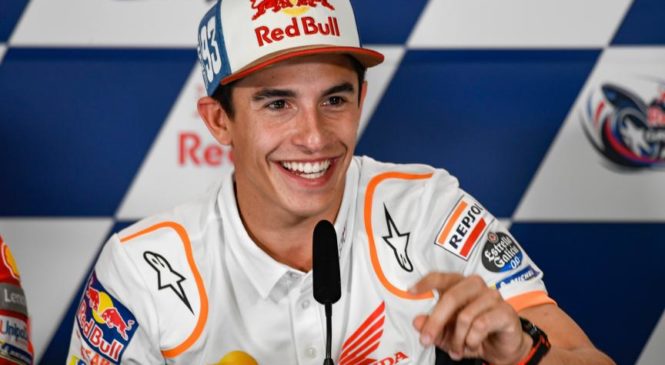 Marquez na vrhu prvega prostega treninga