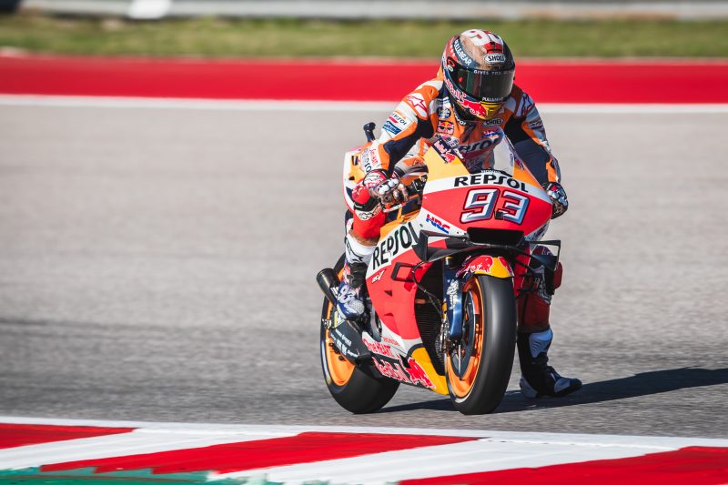 MotoGP: Marc Marquez pravi, da je težava, ki je povzročial njegov padec v Austinu zdaj odpravljena