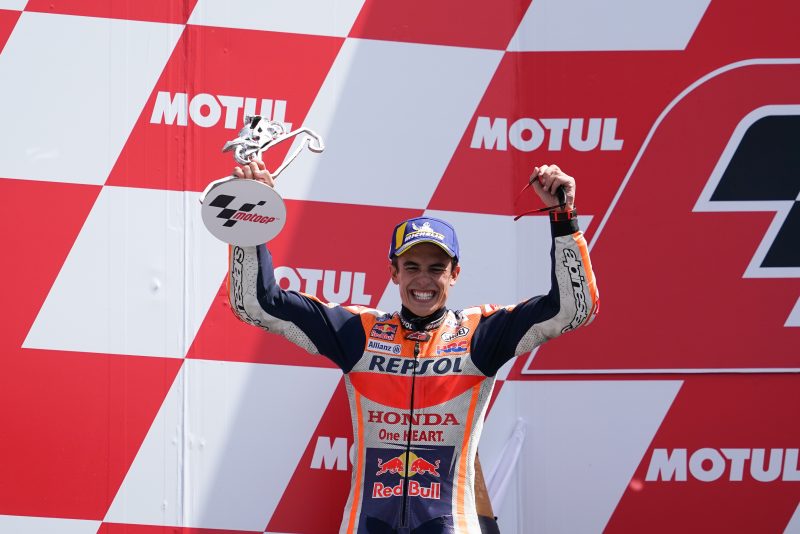 Marc Marquez na Sachsenringu slavil 10 zaporedno zmago v karieri