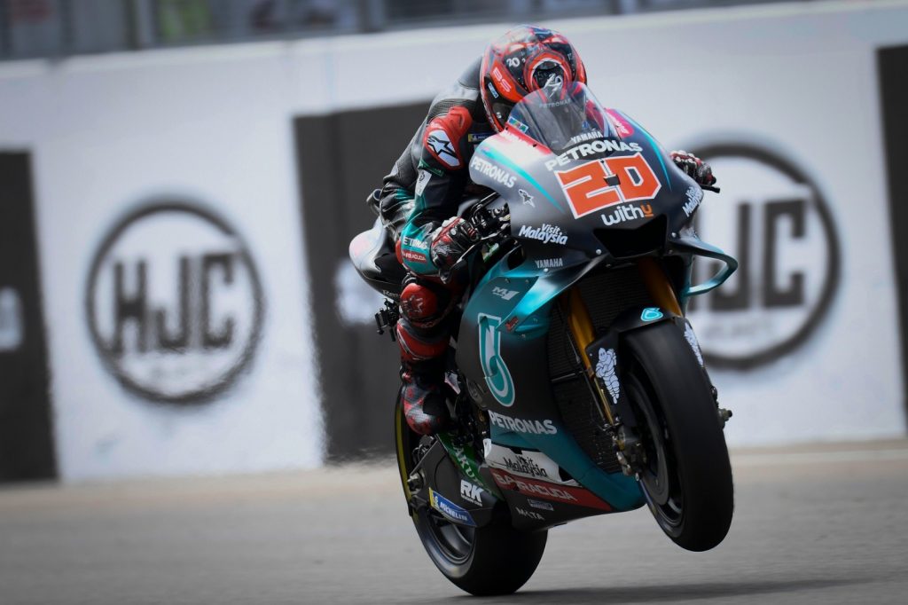 Fabio Quartararo wheelie
