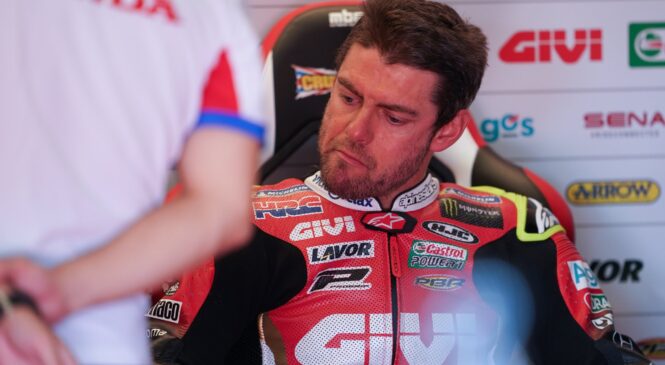 Crutchlow bo izpustil dirko v Jerezu zaradi poškodbe hrbta