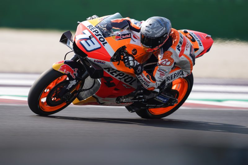Alex Marquez je bil prvič v karieri najhitrejši na jutranjih ogrevanjih pred dirko MotoGP