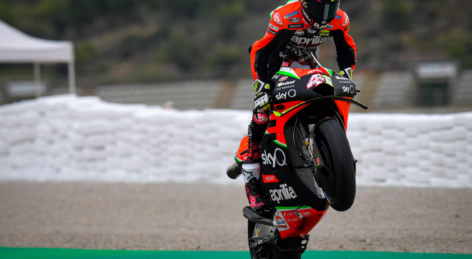 Aprilia že v ponedeljek na testu za 2021