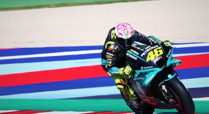 Valentino Rossi razočaran zaradi dveh padcev