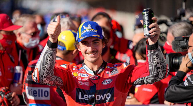 Bagnaia: Zavetrje je najmanj, kar sem lahko dal Rossiju