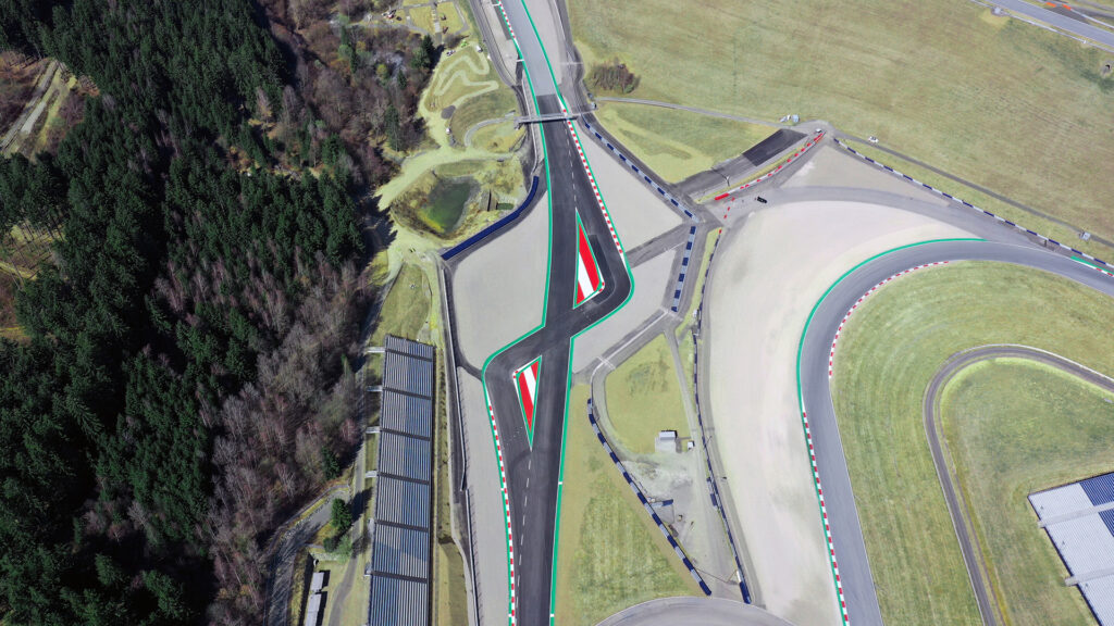 Red Bull Ring Turn 2 šikana sprememba steze