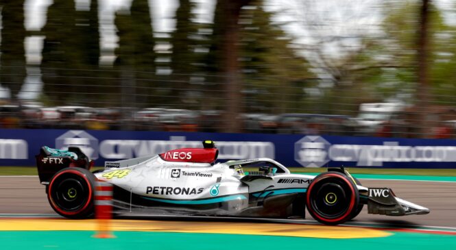 Mercedes odpisal dirko v Imoli, ne pa tudi sezone 2022