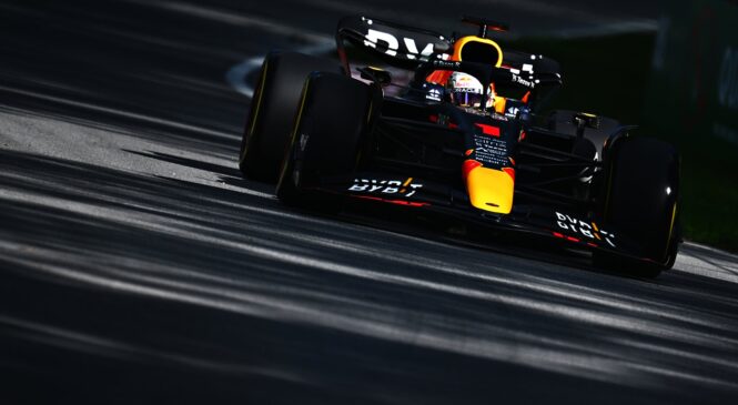 Verstappen tudi z najboljšim časom drugega treninga