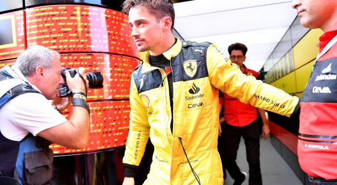 Leclerc z zmago na kvalifikacijah v Italiji razveselil Ferrarijeve navijače