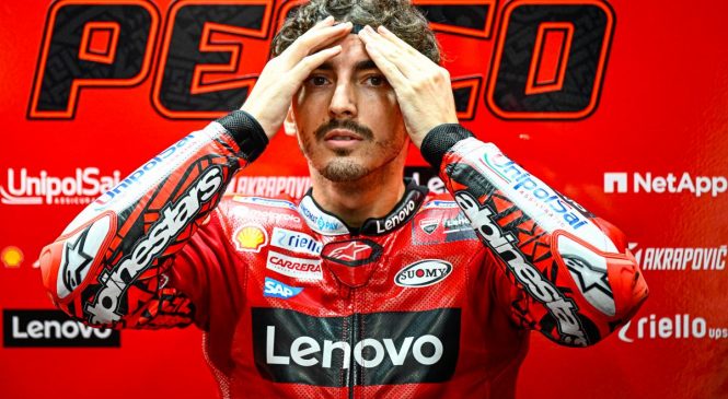 Bagnaia: 5 odstopov – nad tem se moram zamisliti