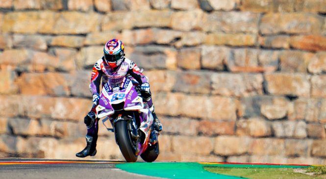 VN Aragonije FP2: Jorge Martin najhitrejši pred Quartararojem