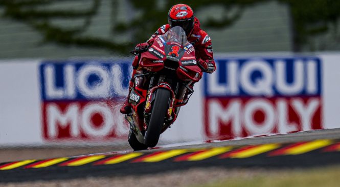 Bagnai nemški pole position, iz prve vrste tudi Marini in Miller