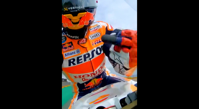 VIDEO: Marquez svoji Hondi pokazal sredinca