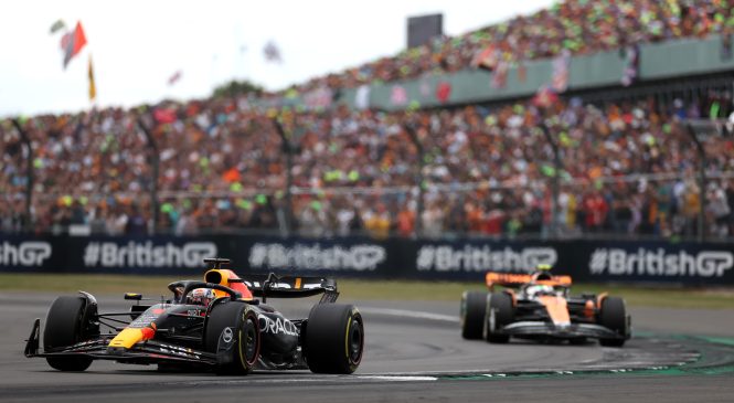 Verstappen v Silverstonu slavil 43. zmago, na stopničkah še Norris in Hamilton