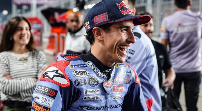 Marc Marquez najhitrejši na mokrem drugem treningu v Katarju