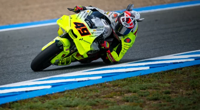 Di Giannantonio najhitrejši, Yamaha preizkusila nov motor