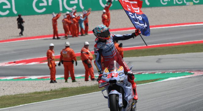 Marquez: Hiter tudi z le enim krilcem