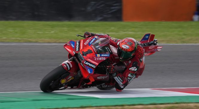 Bagnaia zmagal na sprintu, Martin odstopil, Acosta na stopničkah