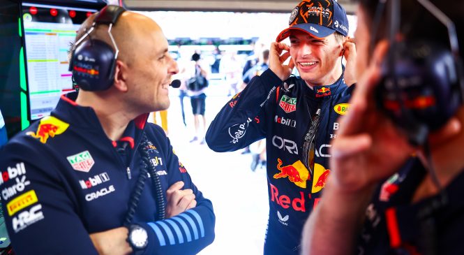 Verstappen in Red Bull v Spaju spet v stari formi