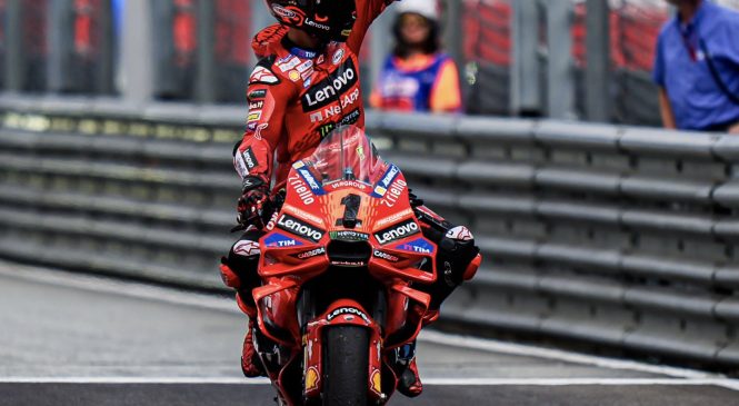 Bagnaia razkril kaj mu je pred dirko svetoval Rossi