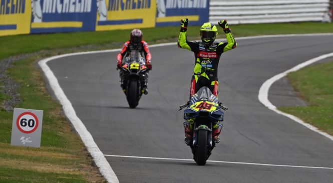 Fabio Di Giannantonio v Silverstonu spominjal na Valentina Rossija