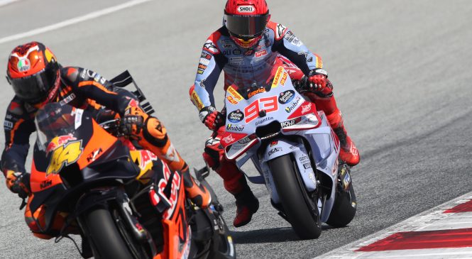 Marc Marquez z zajetno prednostjo najhitrejši na 1. treningu v Aragoniji, Bagnaia šele na 21. mestu