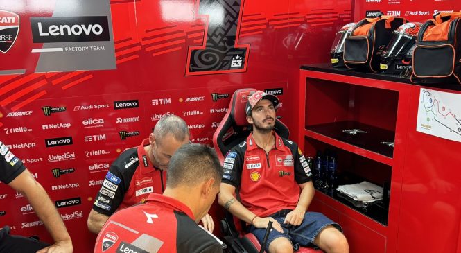 Ducati potrdil zdravstveno stanje Bagnaie po grozljivem incident
