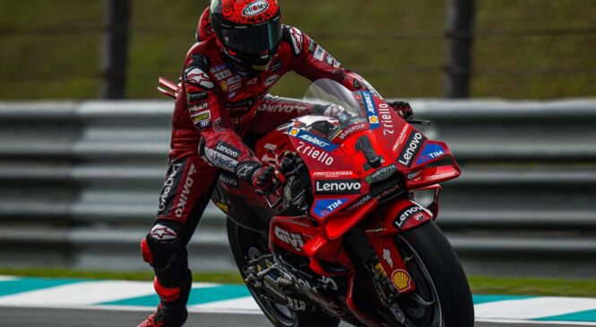 Bagnaia z zmago v Maleziji ohranil možnosti za naslov