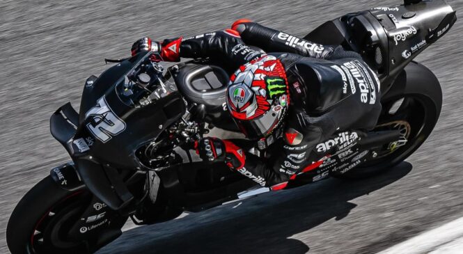 Marco Bezzecchi po prvem napadu na hiter krog na Apriliji: “Še ne vozim na meji”