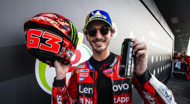 Bagnaia: “Marc se je danes igral, a poskusili bomo zmanjšati zaostanek”