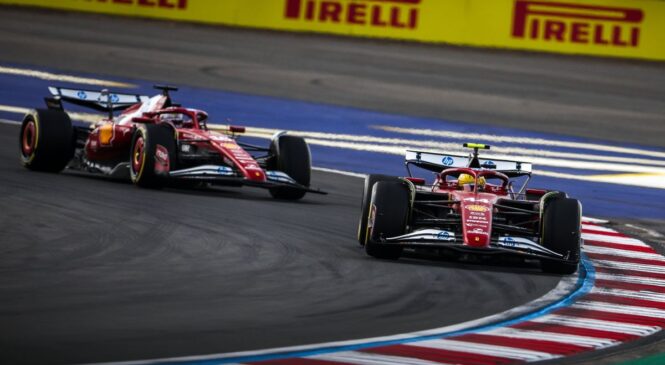 Ferrari pojasnjuje, zakaj je bil Leclercov dirkalnik v Šanghaju prelahek