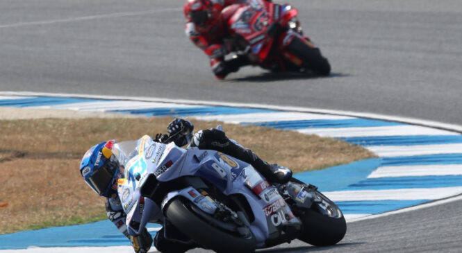 MotoGP Tajska: Alex Marquez hitro spoznal, da je Marc prehiter