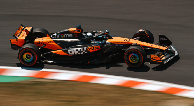 McLaren najmočnejši na petkovih treningih za VN Japonske, Tsunoda blizu Verstappnu ob debiju za Red Bull