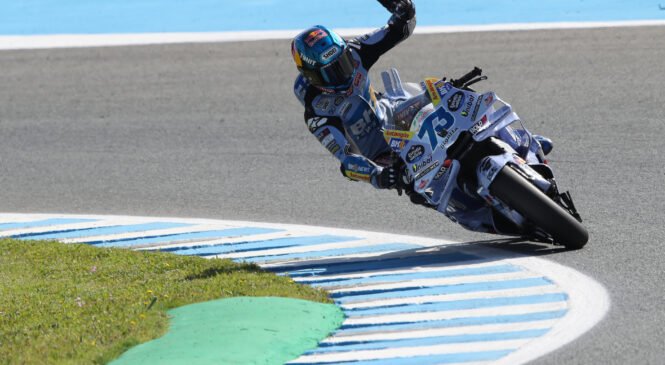 Alex Marquez v Jerezu slavil prvo zmago v MotoGP, Marc Marquez padel