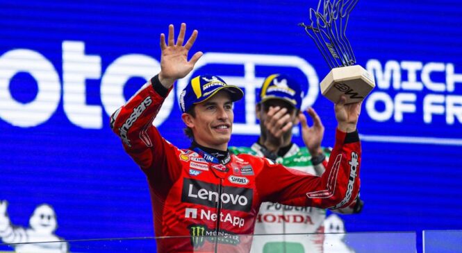 Marc Marquez z drugim mestom na VN Francije povečal prednost v prvenstvu MotoGP