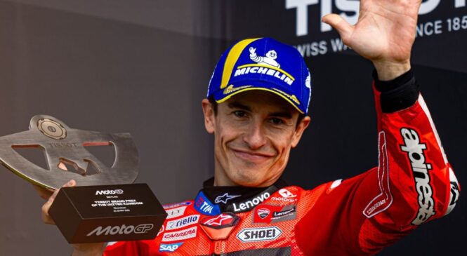 Marc Marquez: “Dirkač z največ sreče” na VN Velike Britanije kljub padcu