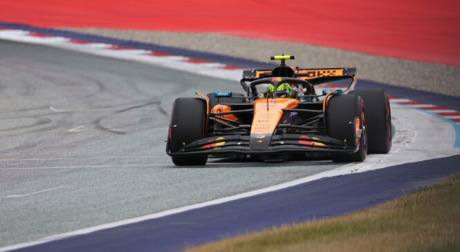 Lando Norris najhitrejši na tretjem prostem treningu pred kvalifikacijami za VN Avstrije