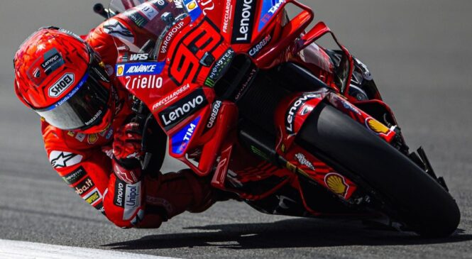 MotoGP Aragon 2025: Marc Marquez suvereno najhitrejši na prvem prostem treningu