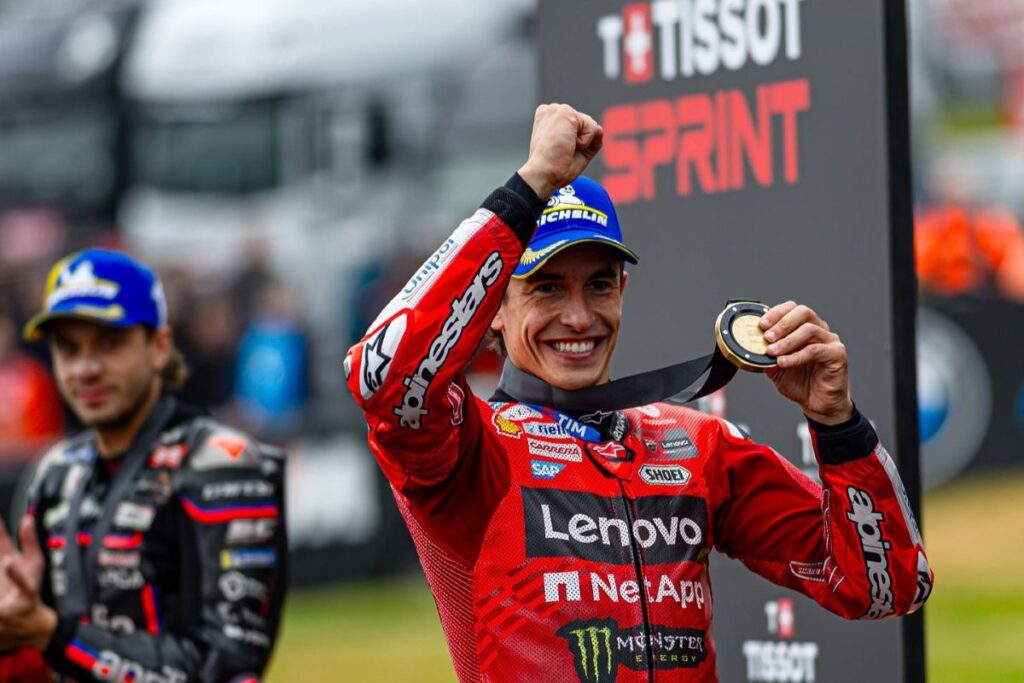 Marc Marquez samozavesten pred svojo 200. dirko v MotoGP na VN Nemčije 2025.