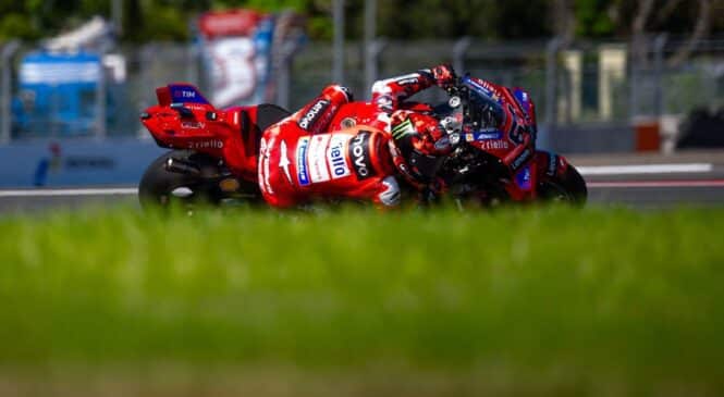 Ducati presenečen nad izjavami VR46 glede Bagnaie in testiranja motocikla GP24