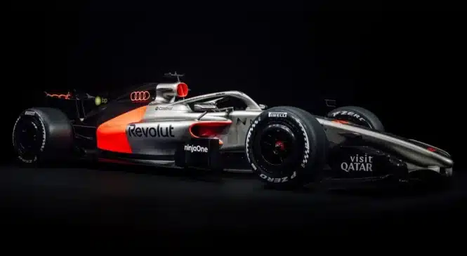 Audi predstavil srebrno podobo dirkalnika za debi v F1 2026