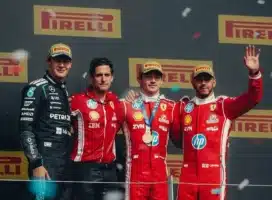 Leclerc slavil na VN Velike Britanije, Antonelli ostal brez dragocenih točk po tehnični okvari